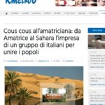 Articoli sull'impresa nel Sahara